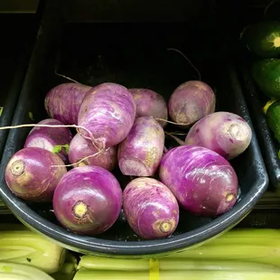 Purple daikon radish