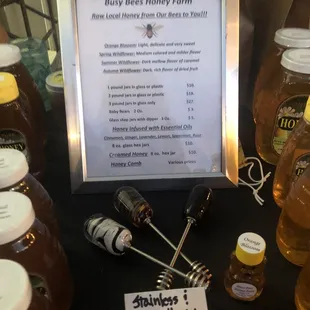 Honey Prices and Cool Honey Dippers I want (Made from Ballis Glass)