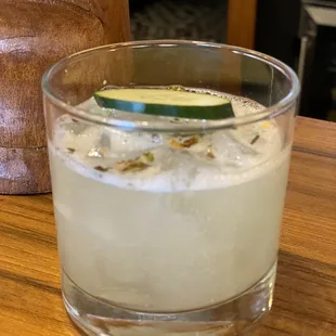 Serrano Cucumber Gimlet