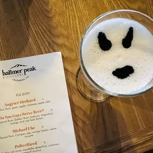 Seasonal menus are the best. This is from their Fall Menu - PolterRiced