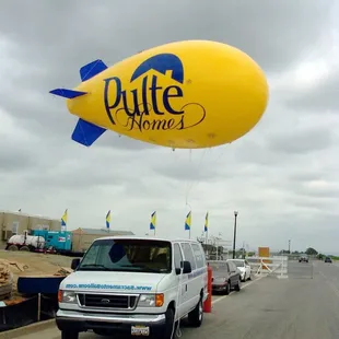 Outdoor Advertising Blimps By Carolyn