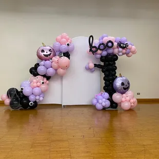 Halloween theme stage decor