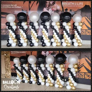 Corinthian Balloon Columns