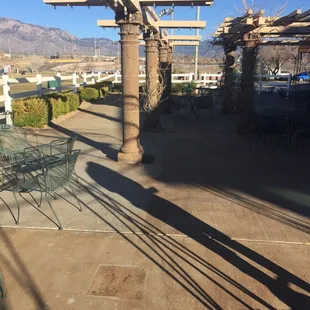 Pagoda. Will be covered in trumpet vines by the time my wedding comes around this summer!