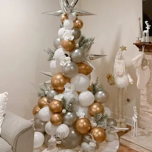 Balloon Christmas tree