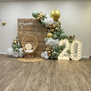 Our most popular wall all dressed up for a filipino debut. We celebrate all occasions!  Balloon it!