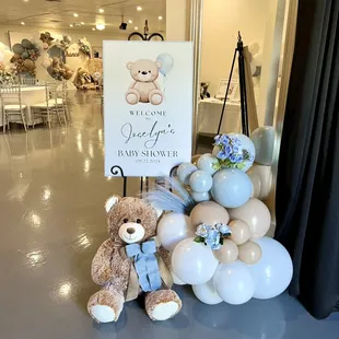 We offer every detail need for an over the top look. Welcome signs included!  Balloon it!
