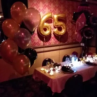 Balloon numbers and Bouquets