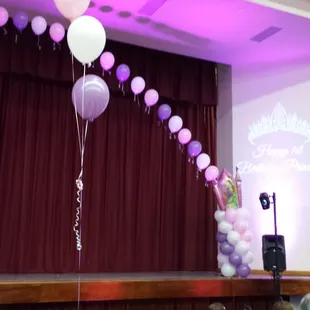 The pillar and arch Chad had setup for my daughter&apos;s 1st bday party. Wish I took more photos of the other decorations to share.