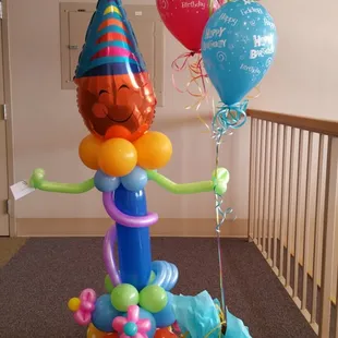 Awesome  Balloons Arrangements. ..check out their Facebook page! !  Cool people, very knowledgeable and creative  ideas!