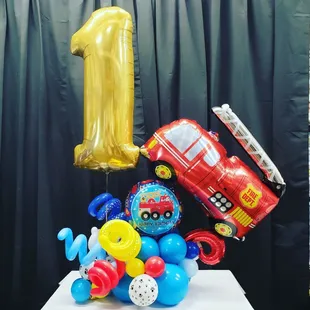 Happy 1st Birthday Ryder!  I hope you enjoy your first milestone of many to come!  #firemanbirthday #birthdaysculpture