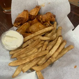 Hot wings - my husband said he felt "worked over" after he ate them because they pick the heat!