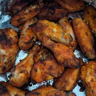 hot wings..not good, no seasoning, very meaty, not hot at all