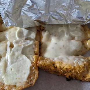 garlic cheesy loaf...not good