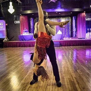 Corinne and David's final move for a Dancing with the Columbus Local Stars fundraiser.