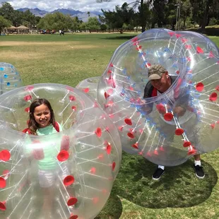 Dad and daughter enjoying some family time