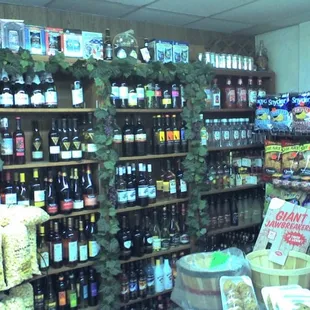 Wine wall in-store