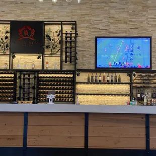 Inside Event center bar area