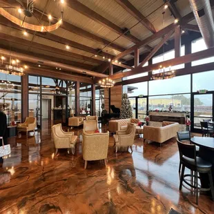Wine tasting area