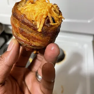 Bacon baked potato