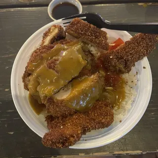 Crispy cutlet & rice