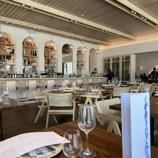 interior, sushi and sashimi