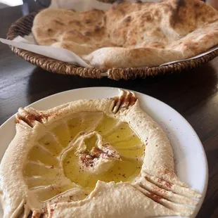 Fresh hummus.