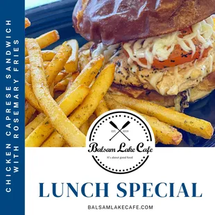 Chicken caprese sandwich