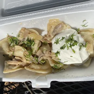 Chicken dumplings