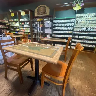 interior, sushi and sashimi