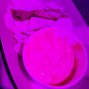Queso and chips