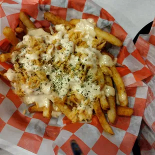 Crabmeat fries