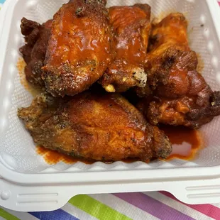 Hot wings   Definitely not the best!