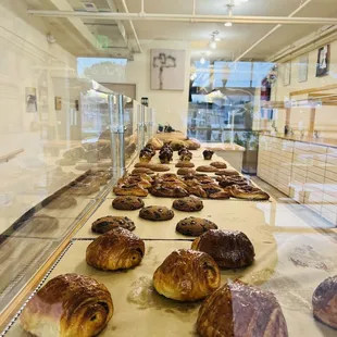 pastries on display