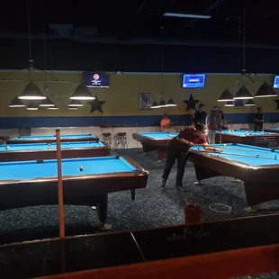 billiards and lounges
