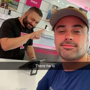 a selfie of a man and a woman