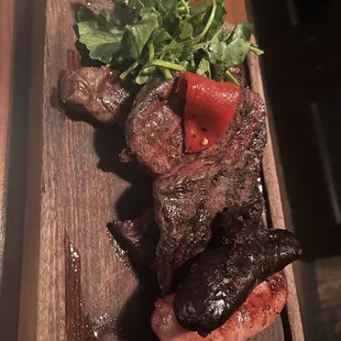 steak, food