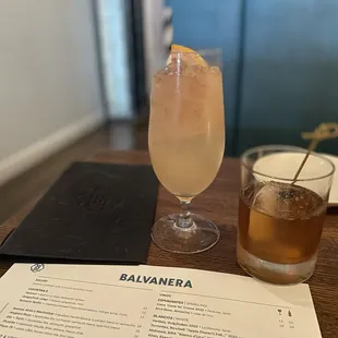 Manhattan and Gin &amp; Tonic