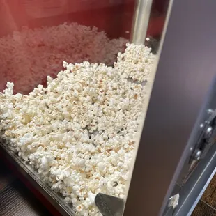 Free popcorn