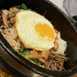 Bibimbop with fried egg