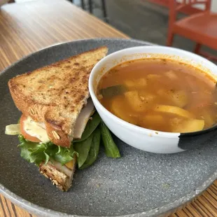 Pick 2 Combo - Roasted Turkey Sandwich and Winter Squash Soup