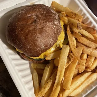 Bam Pow Burger &amp; Fries! Can't beat the price.