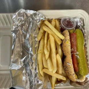 1. Chicago Style Hot Dog Fries