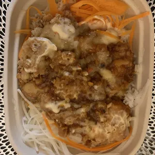 Sambal Honey Fried Chicken Bowl
