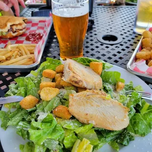 Grilled chicken caesar