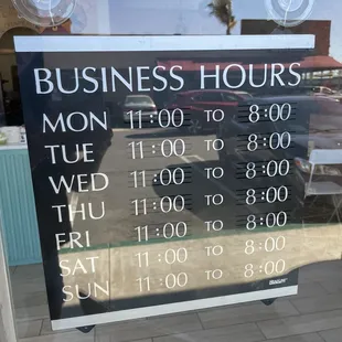 Business hours