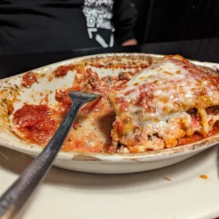 a closeup of a plate of food