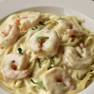 Shrimp Fettuccini Alfredo