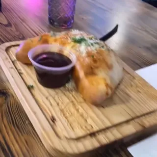 BBQ. Chicken Calzone