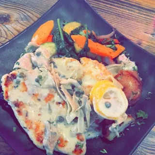 Chicken Piccata and Artichoke Hearts